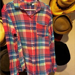 BDG Multicolor Plaid Shirt